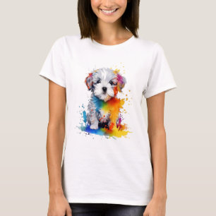 Canine Splash, sweet dog T-Shirt