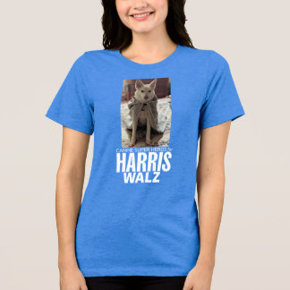 Canine SuperHeros for Harris/Walz PRINT ON DARK T! Tri-Blend Shirt