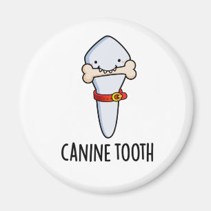 Canine Tooth Funny Dental Pun Magnet