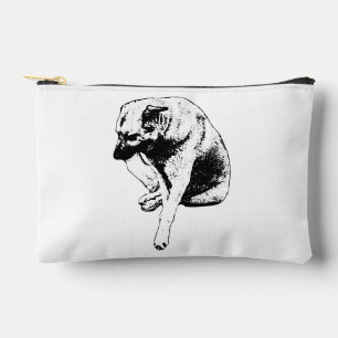 Canine with Tranquil Gaze Accessory Pouch