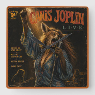Canis Joplin: a Parody Square Wall Clock