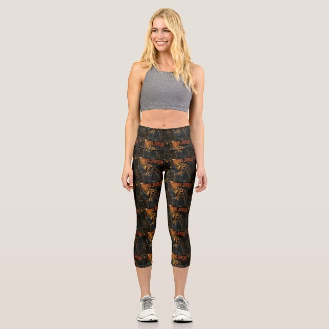 Canis Joplin Album: a Parody Capri Leggings (Front)