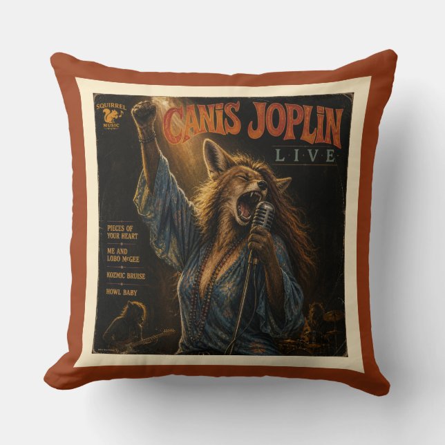 Canis Joplin Album: a Parody Cushion (Front)