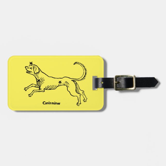 Canis Minor, 1482 Luggage Tag (Front Horizontal)