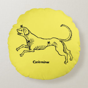 Canis Minor, 1482 Round Cushion