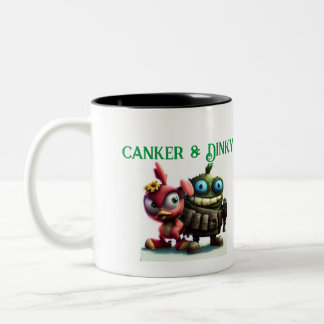 Canker & Dinky Classic Two-Tone Coffee Mug