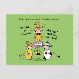 Cankles Not Calves Postcard