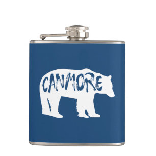 Canmore Alberta Bear Hip Flask