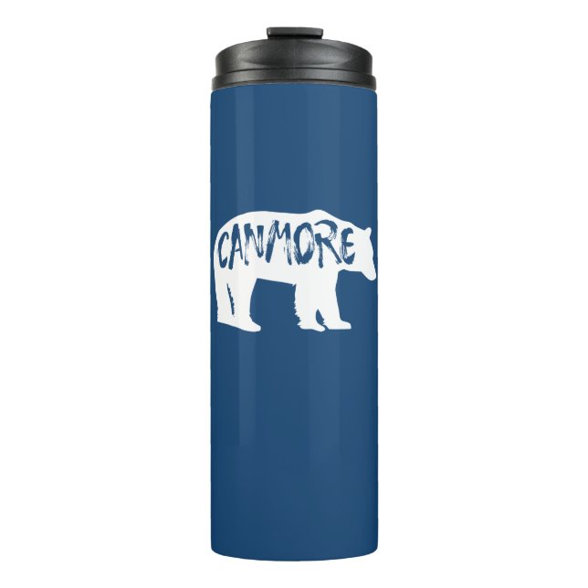 Canmore Alberta Bear Thermal Tumbler (Front)