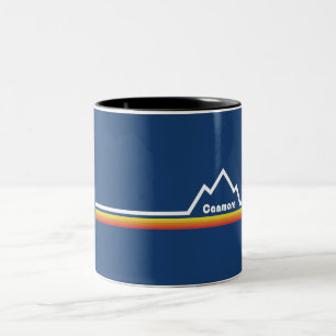 Canmore, Alberta Two-Tone Coffee Mug