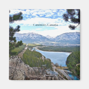Canmore, Canada picturesque photo Magnet