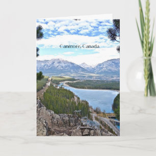 Canmore, Canada scenic photograph Card