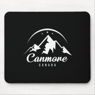 Canmore Canada Ski Resort Skiing Snowboarding Mouse Mat
