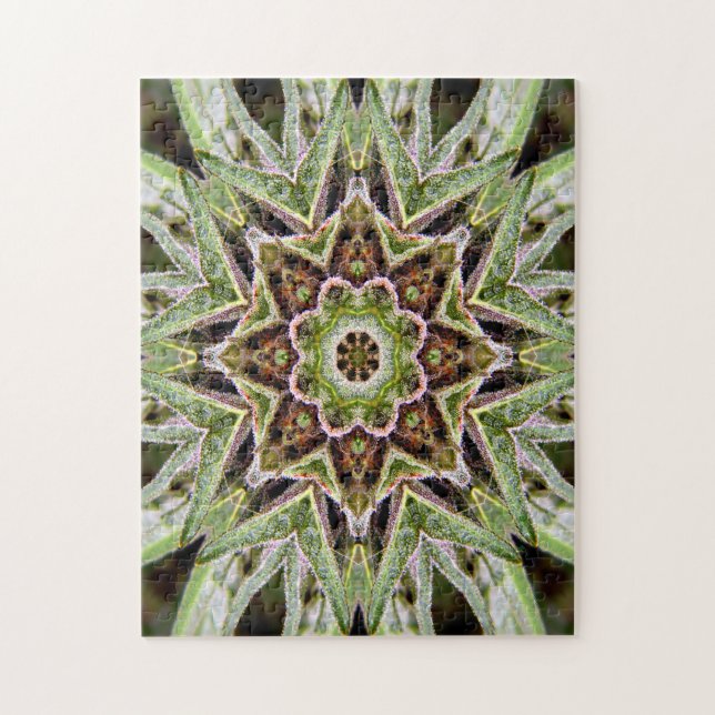Canna-Mandala... Jigsaw Puzzle (Vertical)