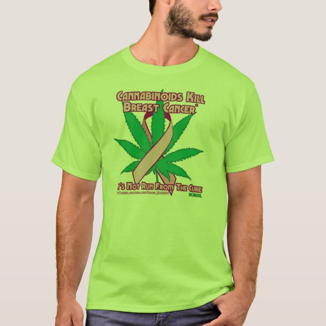 Cannabinoids Kill Cancer T-Shirt (Front)