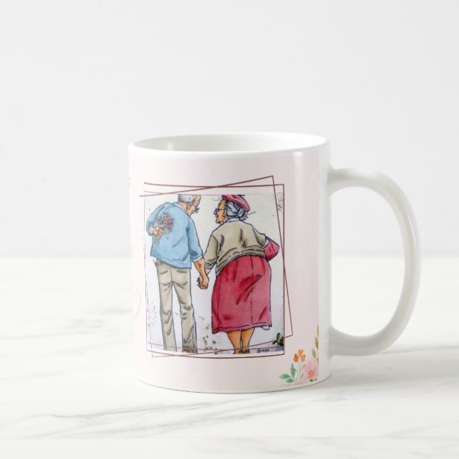 Cannabis celebrating Valentine's Day Coffee Mug (Right)