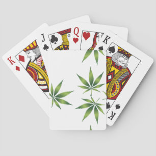 Cannabis-  Zazzle_Growshop. Playing Cards