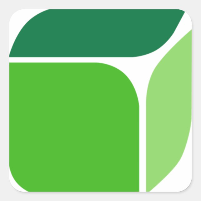 Cannabox Swag Square Sticker (Front)