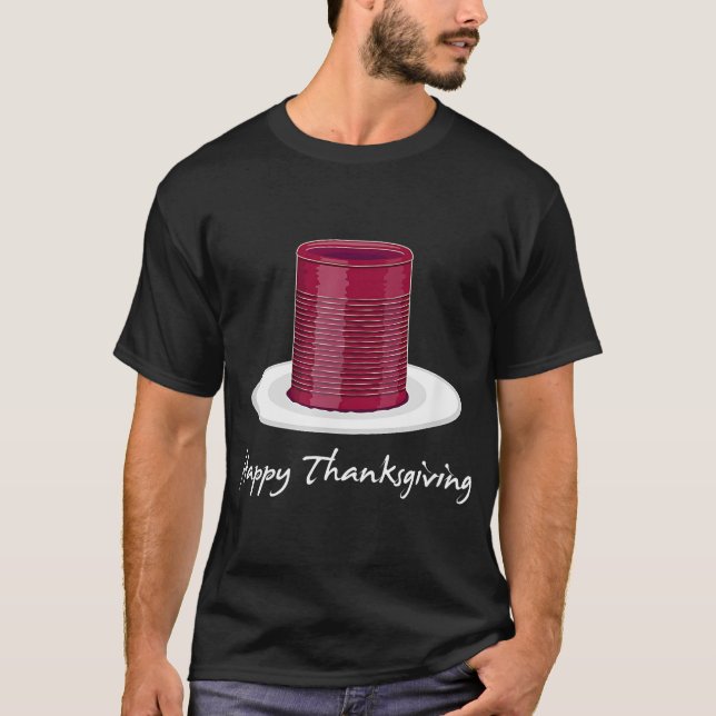 Canned Cranberry Jellied Sauce T-Shirt (Front)