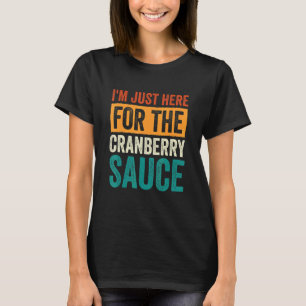 Canned Cranberry Sauce Jellied Happy Thanksgiving  T-Shirt
