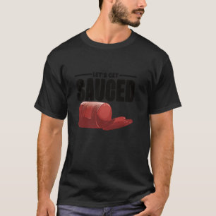 Canned Cranberry Sauce Jellied Happy Thanksgiving T-Shirt