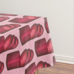 Canned Cranberry Sauce Thanksgiving Dinner Food Tablecloth