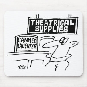 Canned Laughter Sold in Theatrical Supplier Mouse Mat