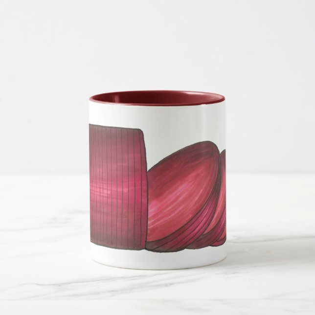 Canned Thanksgiving Cranberry Sauce Holiday Food Mug (Center)