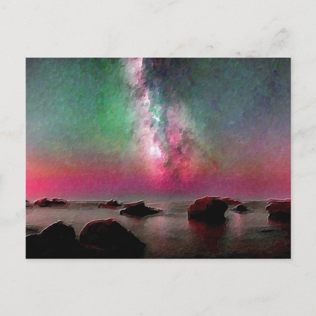 *~* Cannelle  Beach -  AP12 Italia Italy Sunset Postcard (Front)