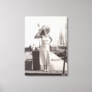 Cannes 1930s canvas