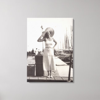Cannes 1930s canvas