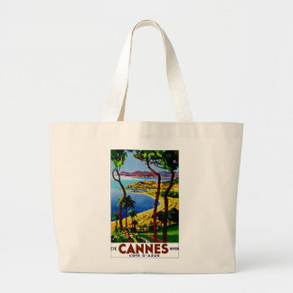 Cannes ~ Cote d'Azur Large Tote Bag