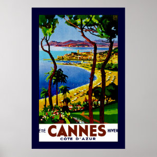 Cannes ~ Cote d'Azur Poster