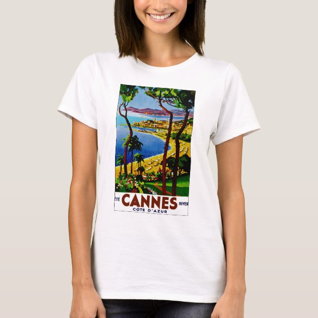 Cannes ~ Cote d'Azur T-Shirt (Front)