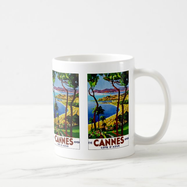 Cannes - Cote d'Azure Coffee Mug (Right)