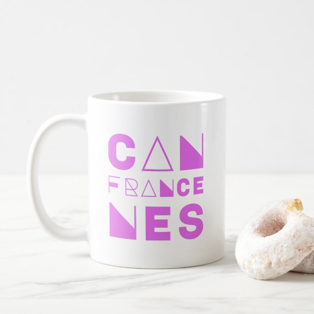 CANNES-FRANCE COFFEE MUG (With Donut)