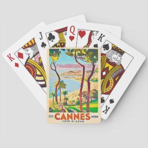 Cannes France Travel Playing Cards