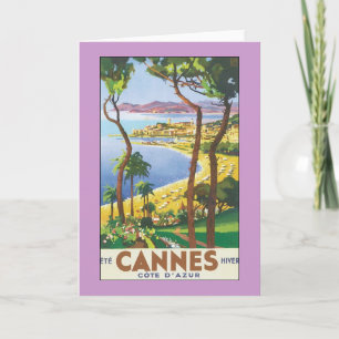 Cannes Landscape Greeting Card