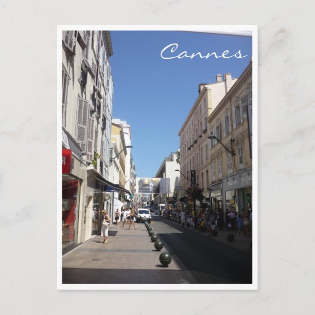 cannes street postcard (Front)