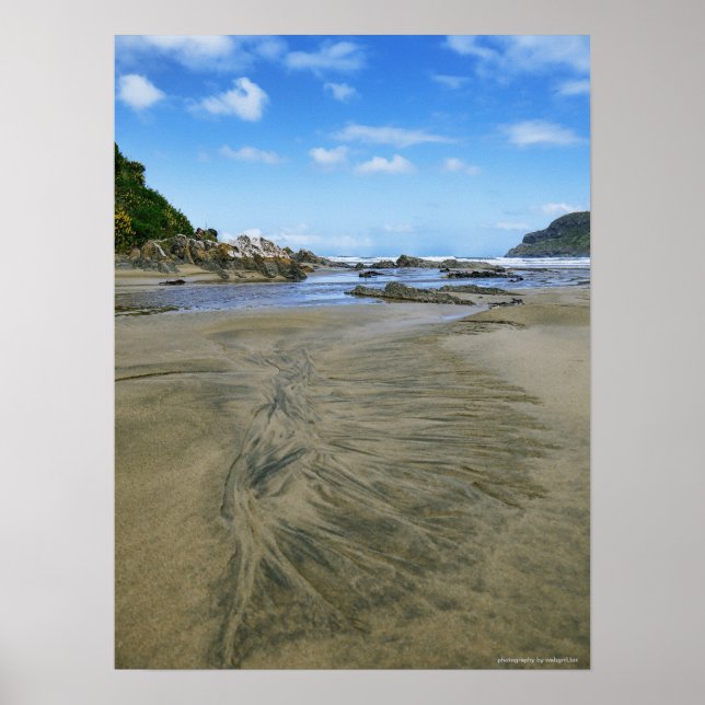 Cannibal Bay, New Zealand Poster (Front)