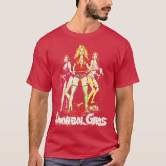 Cannibal Girls Retro 70s Cult Horror Movie T-Shirt