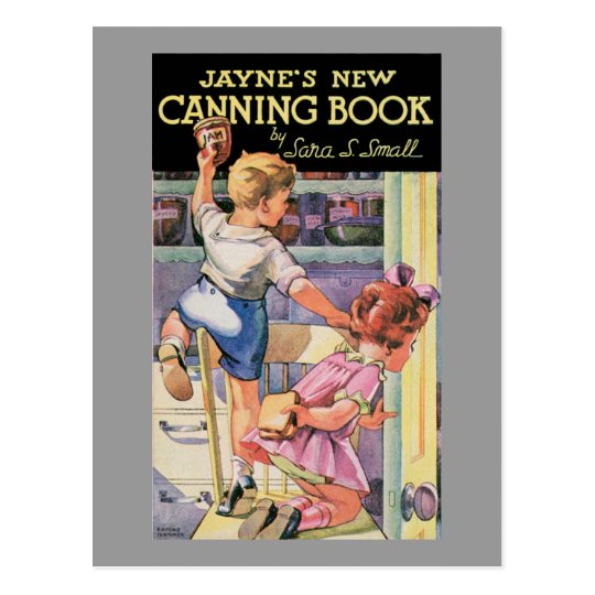 Canning Book Vintage Food Ad Art Postcard