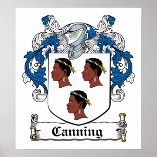 Canning Family Crest Poster