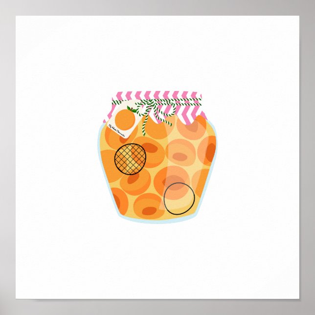 Canning Food - Apricots Poster (Front)
