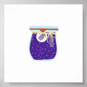 Canning Food - Blackberry Jam Poster