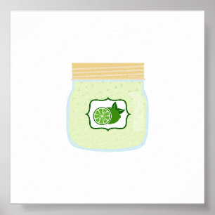 Canning Food - Lime Curd Poster