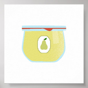 Canning Food - Pear Jam Poster