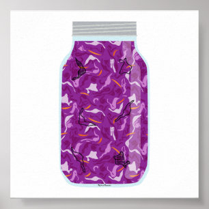 Canning Food - Picked Coleslaw Poster