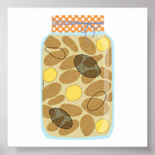 Canning Food - Potatoes Poster