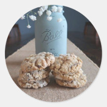 Canning Jar and Cookies